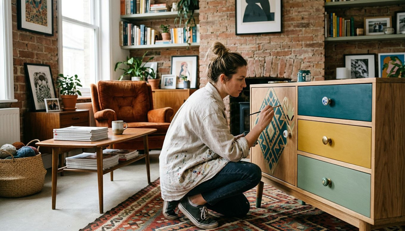 À contre-courant des modes : oser le mobilier customisé chez soi